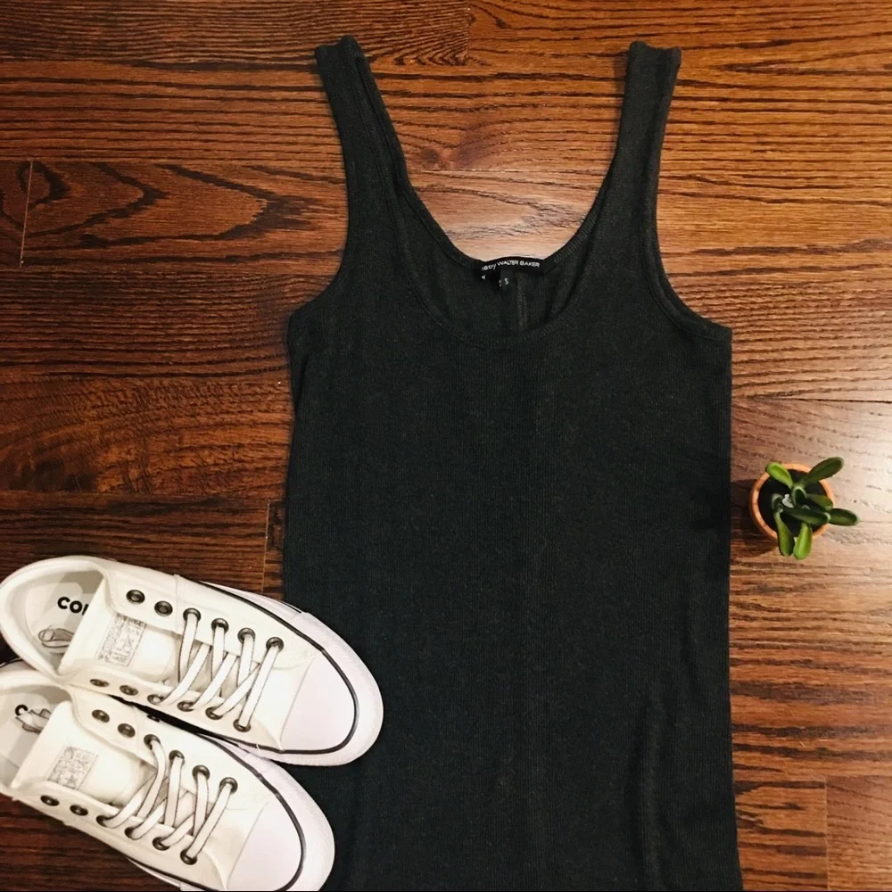 Ribbed Tank Dress